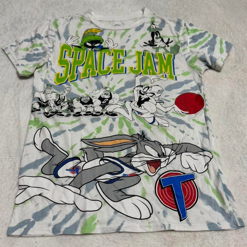 Space jam looney tunes tie dye